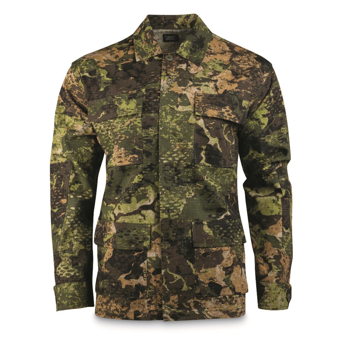 Mil-Tec Ripstop BDU Field Jacket, Phantomleaf WASP I Z3A Camo - 738934 ...