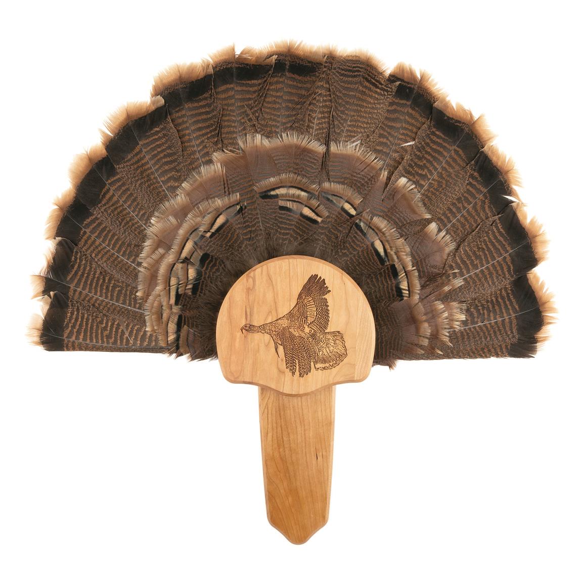 Walnut Hollow Engraved Turkey Fan Mount Kit, Taking Flight