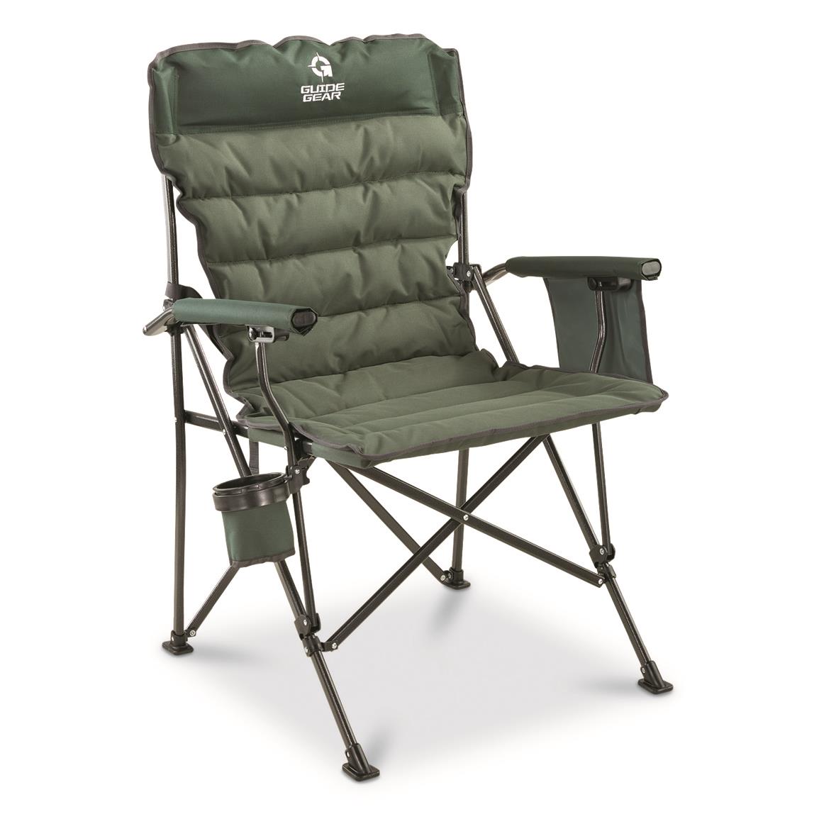Guide Gear Oversized XL Comfort Padded Mammoth Camping Chair, 500-lb. Capacity