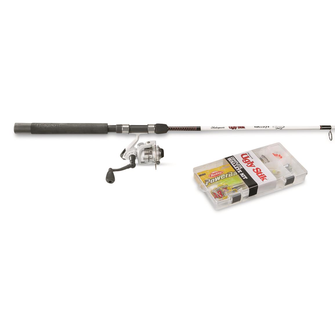 Ugly Stik Complete Walleye Combo Kit - 740502, Spinning Combos at