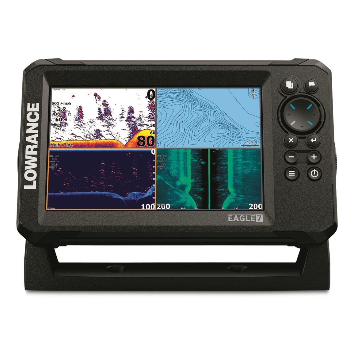 Lowrance Eagle 7 TS Fishfinder with C-MAP for U.S. and Canada