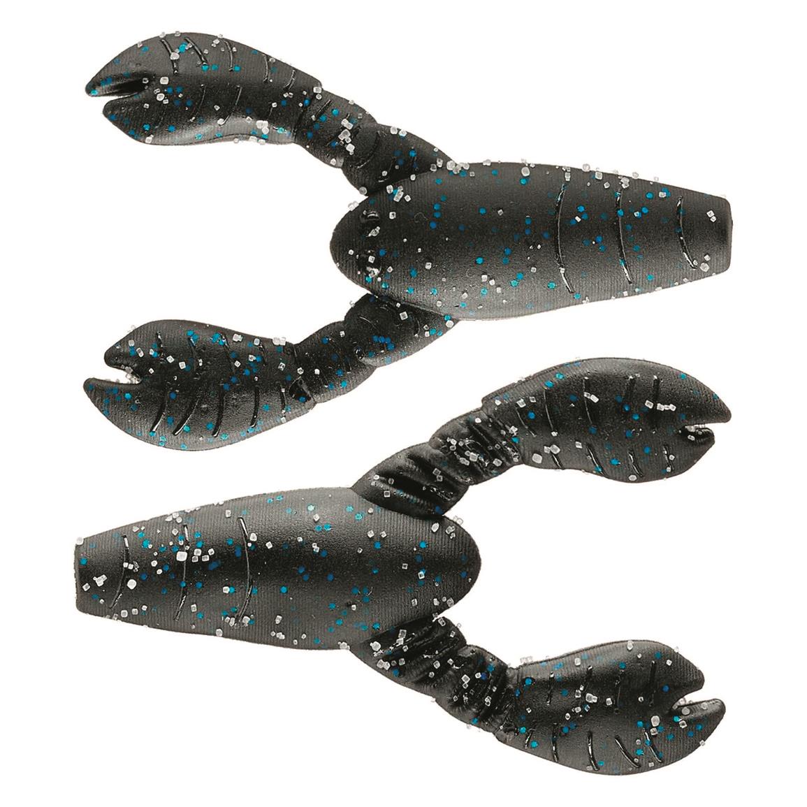 Great Lakes Finesse Snack Craw - Black/Blue Flake - 2.1'