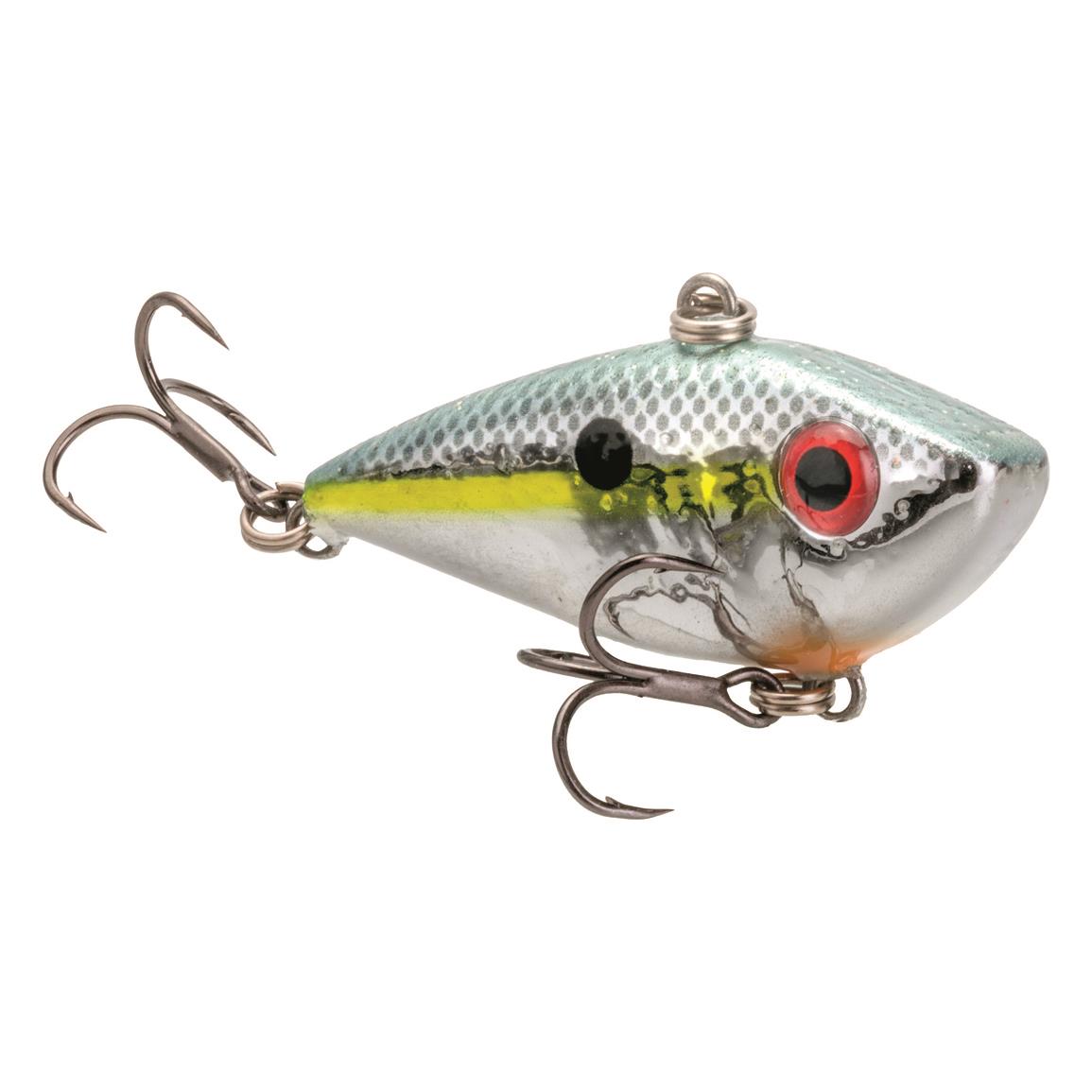 Strike King Bitsy Shad - Chrome Sexy Shad - 1-3/4' - 1/8 oz.