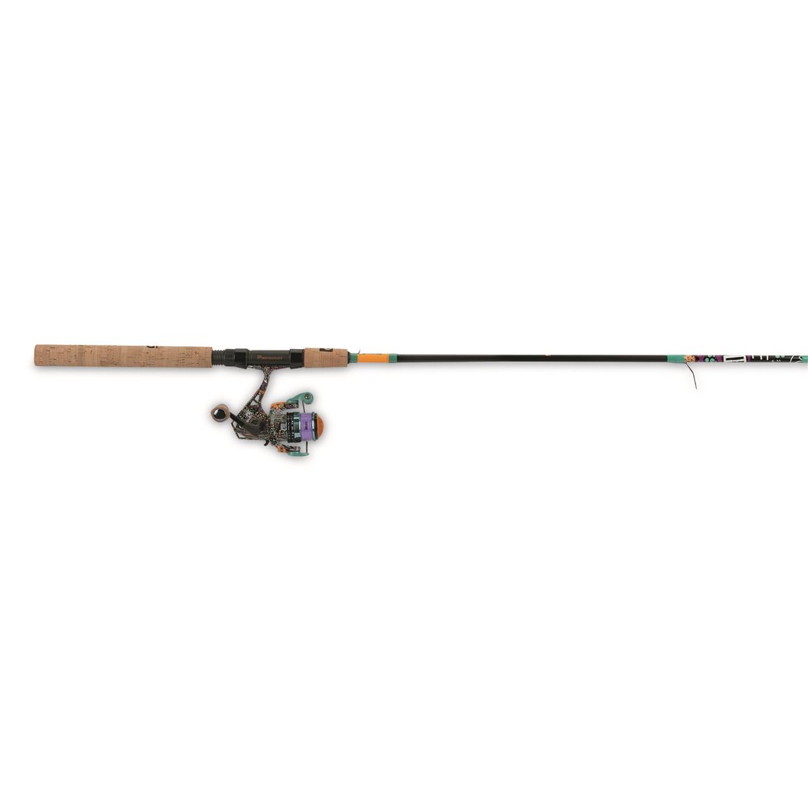 Big Cat Spinning Combo - 5.0-1 Gear Ratio, 9' Length, 2pc Rod, 10-30 lb Line Rate, 1/4-3/4 oz Lure Rate - Zebco / Quantum