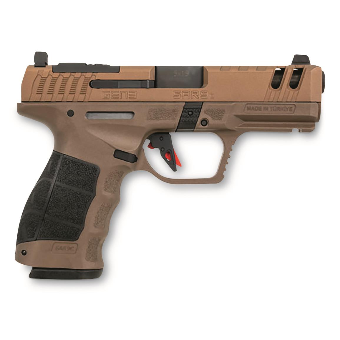 SAR USA SAR9 Compact Gen 3, Semi-automatic, 9mm, 4