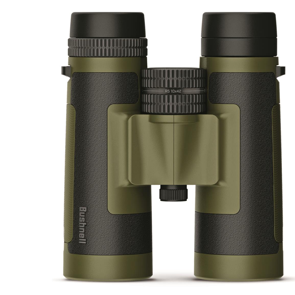 Bushnell Engage Binocolo 10x42 Con Prismi A Tetto BAK-4 - Custodia E Tracolla Incluse, Lenti Con Rivestimento Protettivo