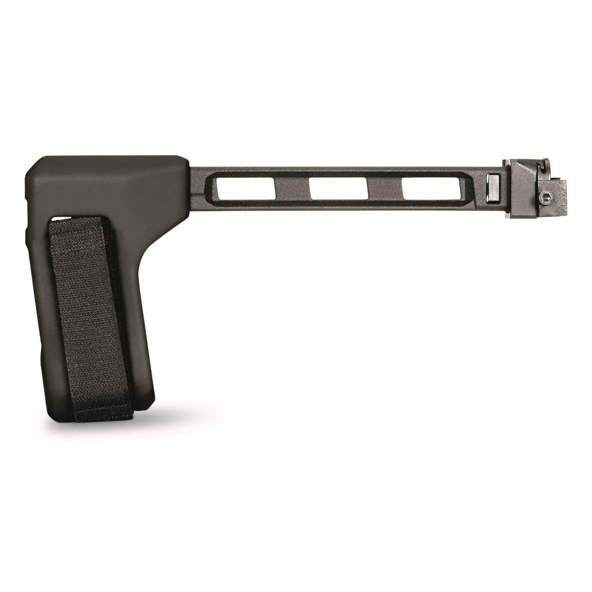 SB Tactical FS1913 Picatinny Folding Pistol Stabilizing Brace, Black