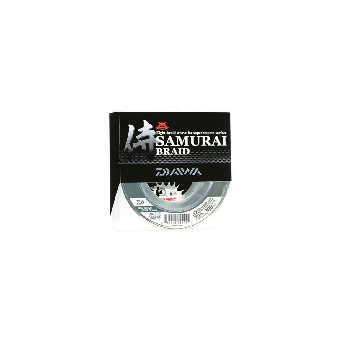 Daiwa Samurai Smooth 8 Braided Fishing Line, 300 yard - 742673, Fishing ...