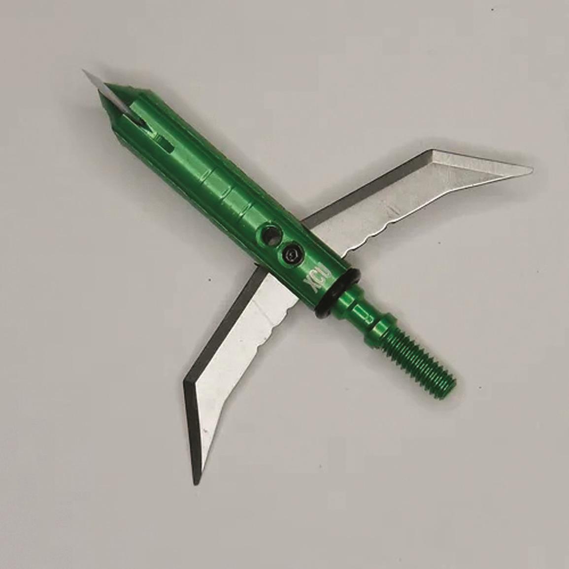 Xecutioner AdjustableCut Expandable Broadhead, 100 Grain, 4 Pack