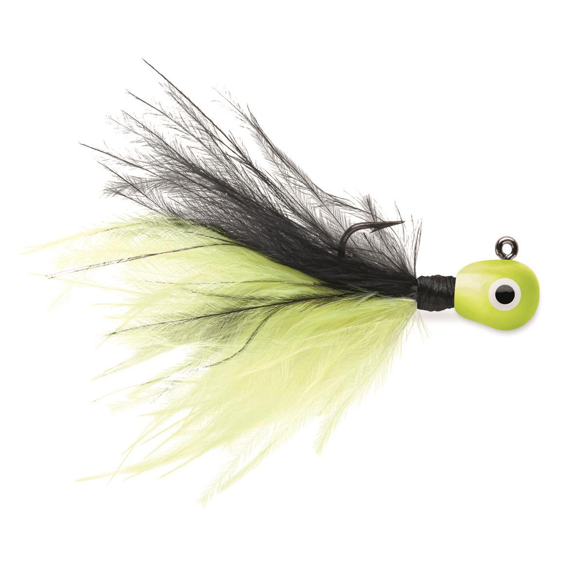 VMC Tungsten Roach Ice Jig - Glow Chartreuse - #12 1/32 oz.
