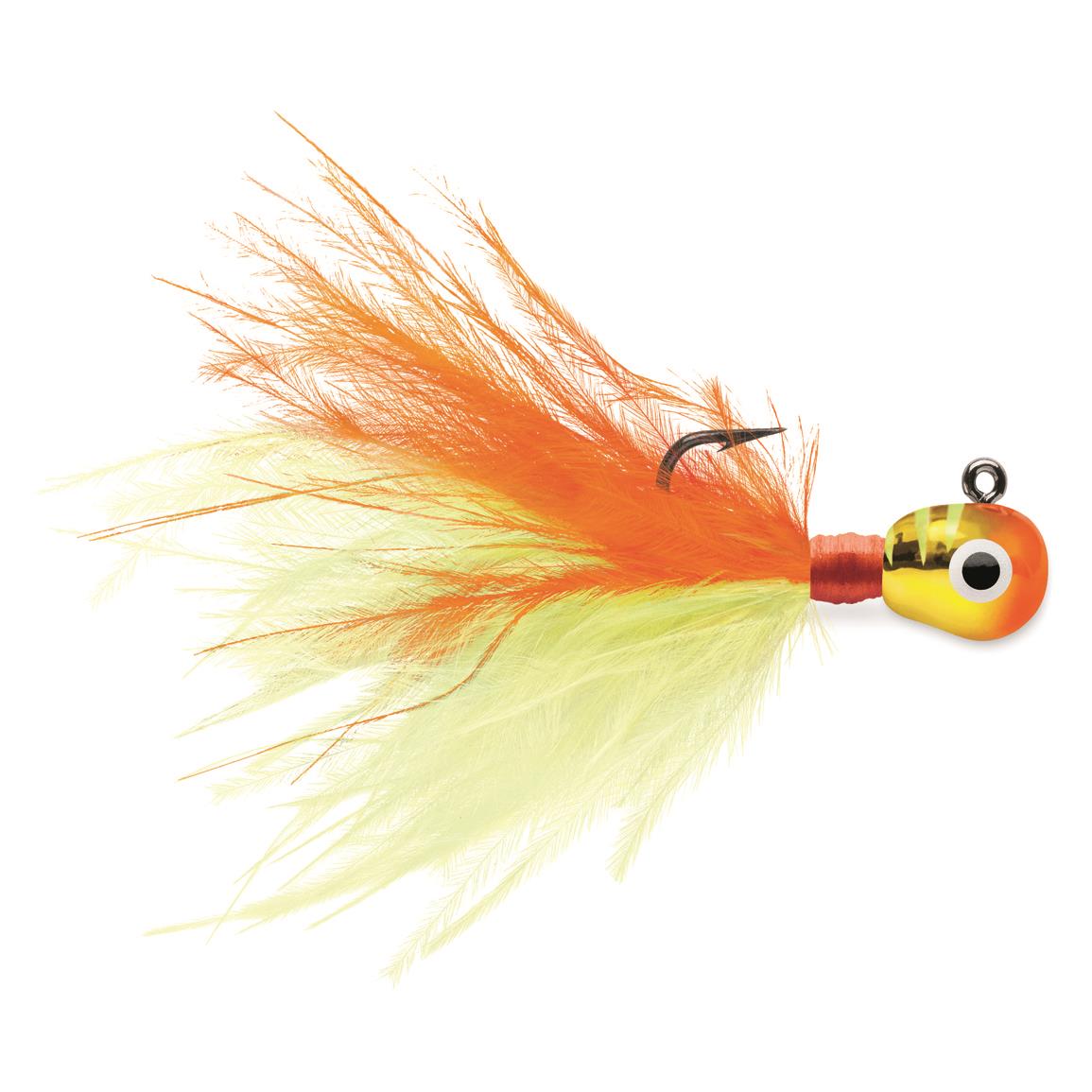 VMC Tungsten Roach Ice Jig - Glow Juicy Lucy - #12 1/32 oz.