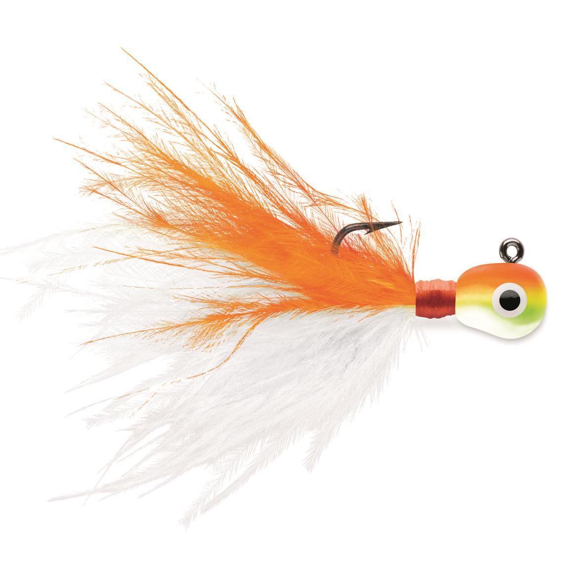VMC Tungsten Roach Ice Jig - Glow Orange - #12 1/32 oz.