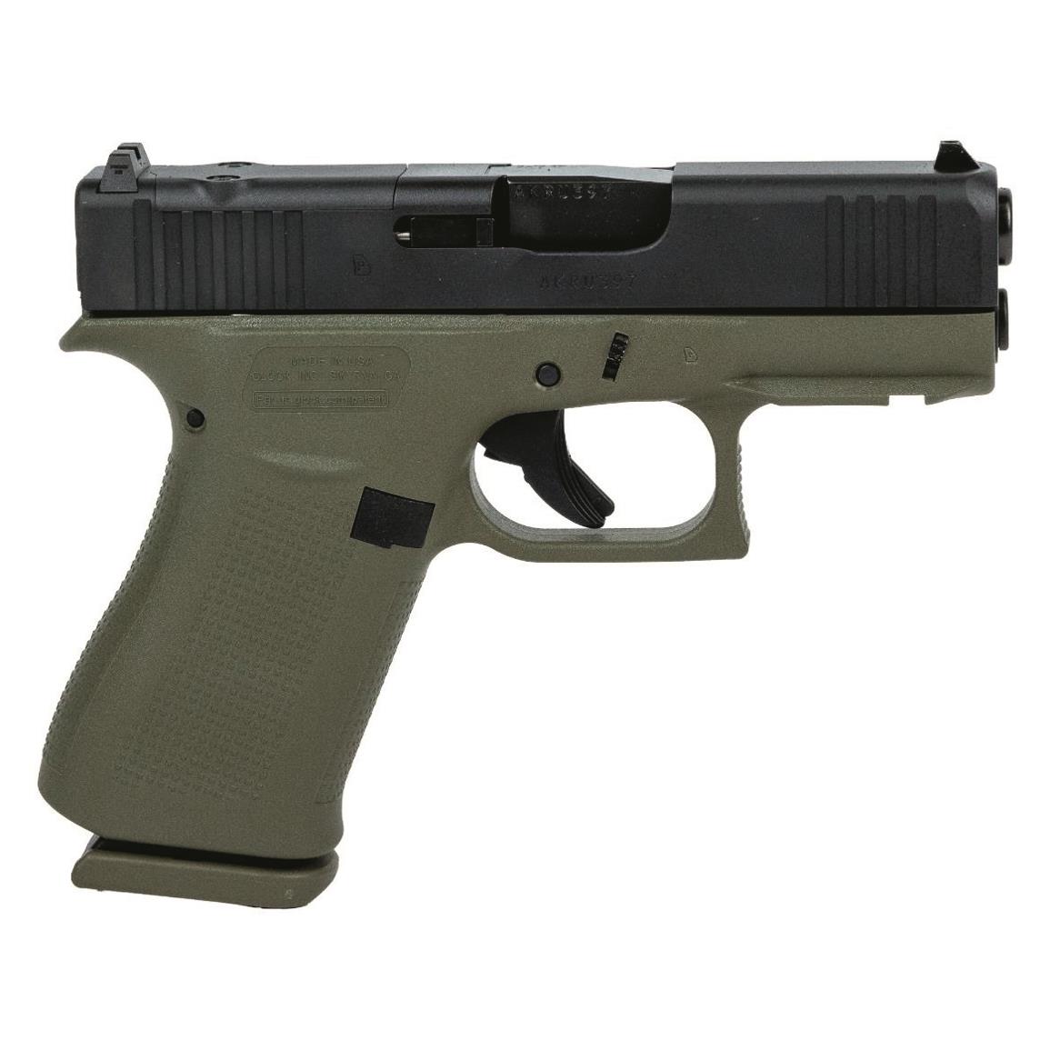 Glock 43X MOS, Semi-automatic, 9mm, 3.41