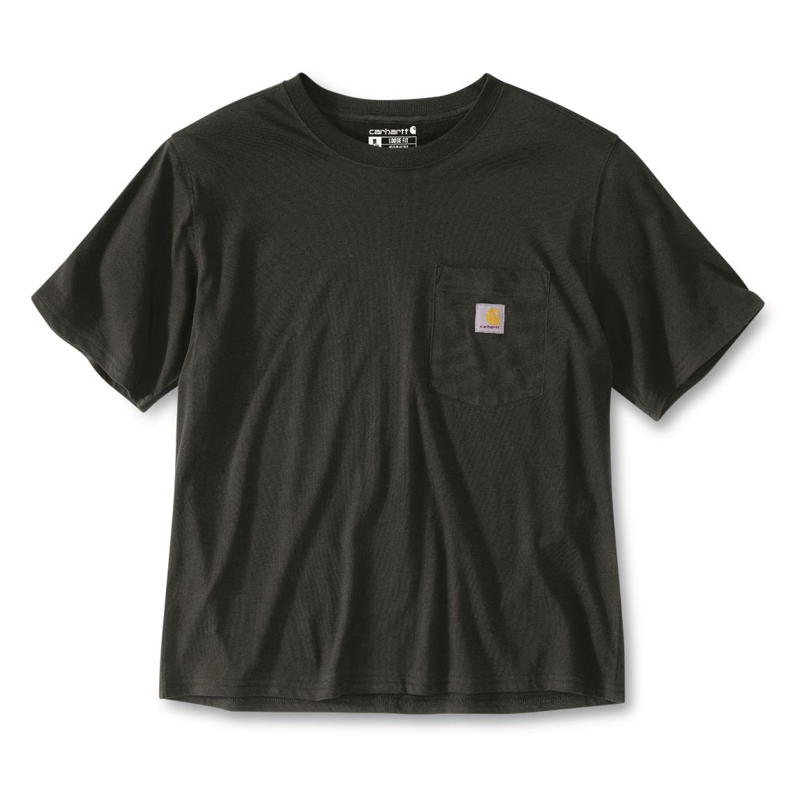 Carhartt Women's Loose Fit Lightweight Short Sleeve Crew Neck Plus Size T-shirt