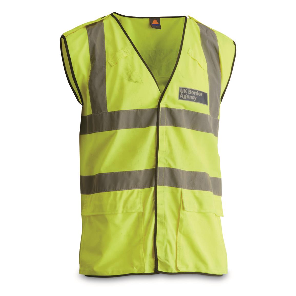 British Police Surplus Hi Vis Plate Vest, Used | Sportsman's Guide