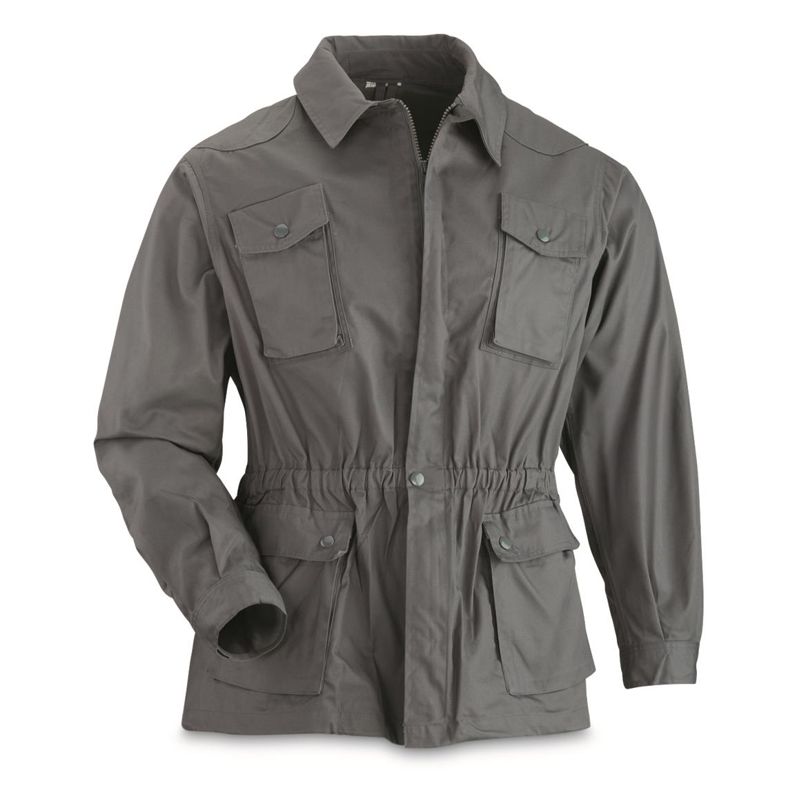Italian Military Surplus Prison Guard Uniform Jacket, New