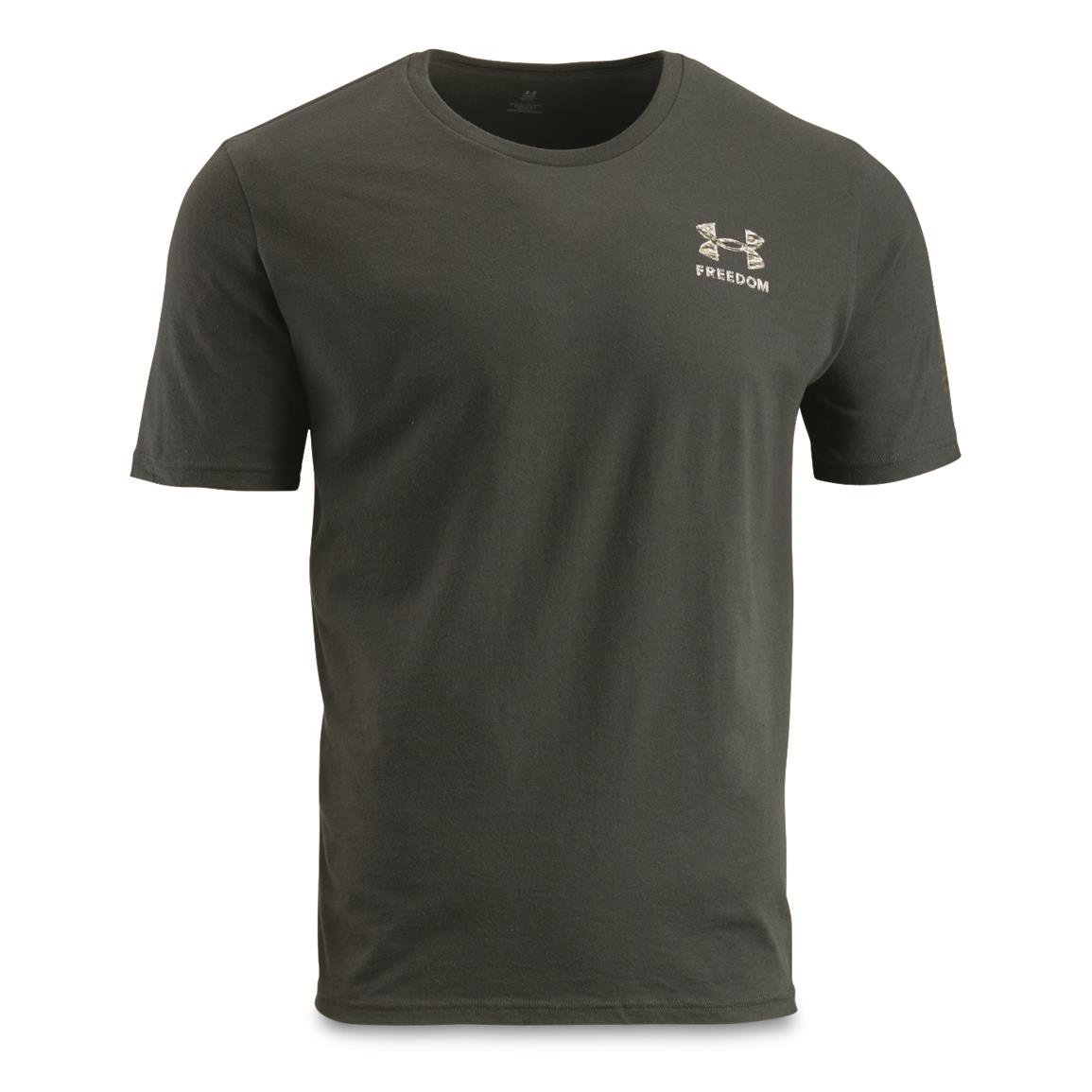 Under Armour Freedom Eagle Short-Sleeve Shirt for Men - Baroque Green
