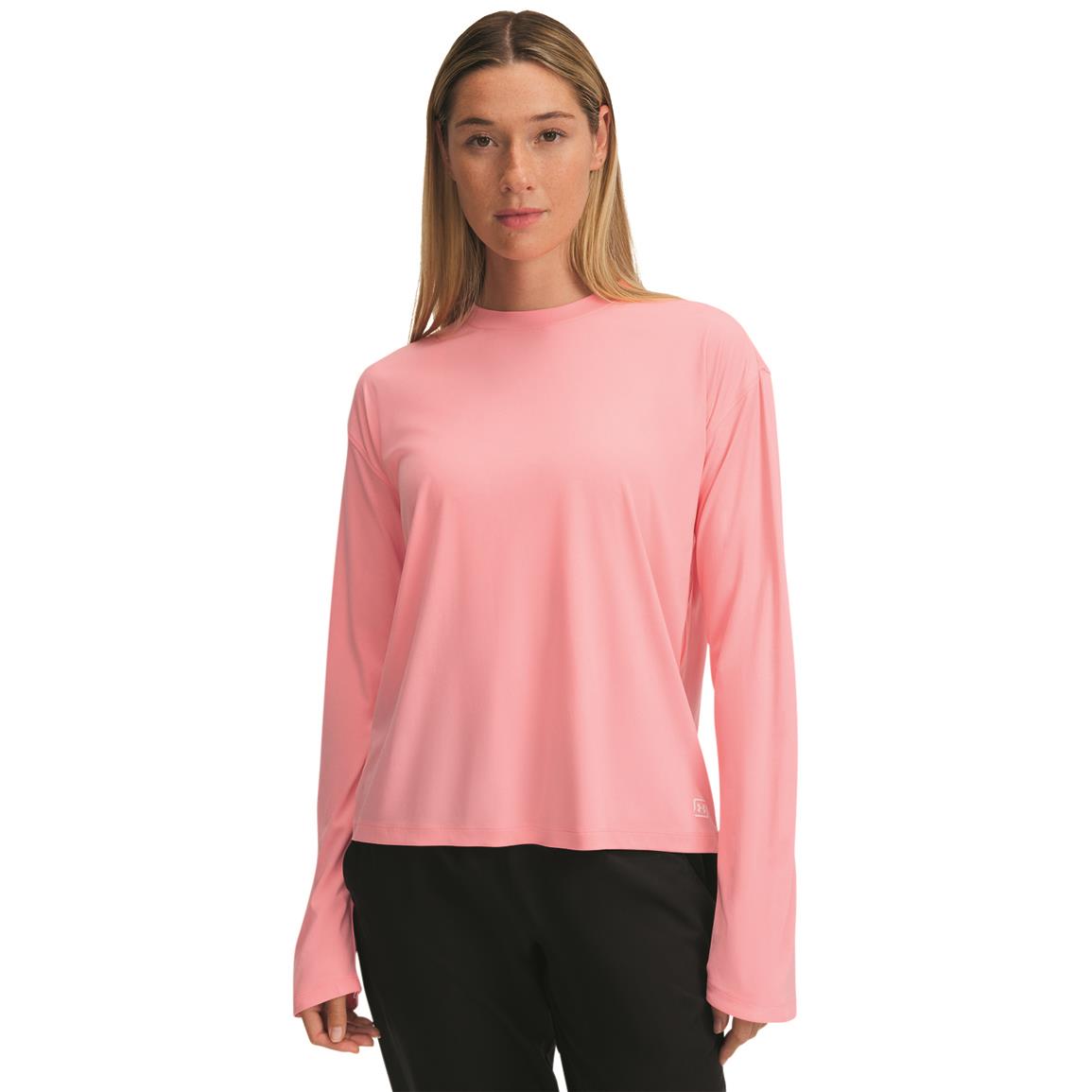 Under Armour Fish Elite Long-Sleeve Shirt - Cosmo Pink/White