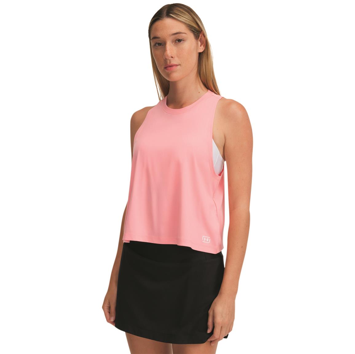 Under Armour Fish Elite Tank Top - Cosmo Pink/White