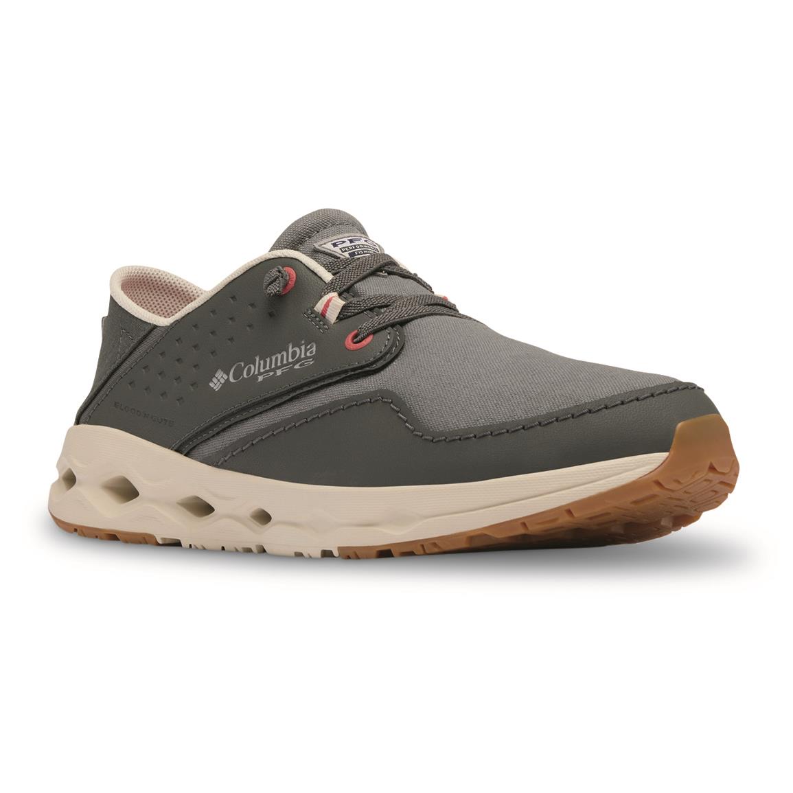 Columbia Men's Bahama x Relaxed Shoe, Size 10.5, Grill/Sunset Red
