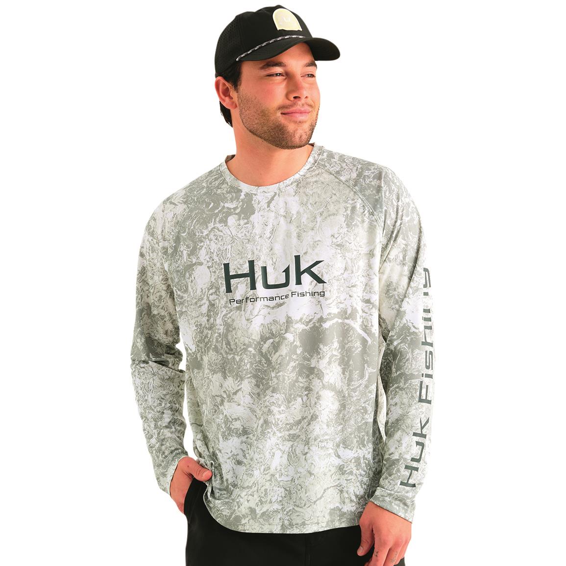 HUK Mossy Oak Pursuit Performance Crew - Mossy Oak Seagrass M