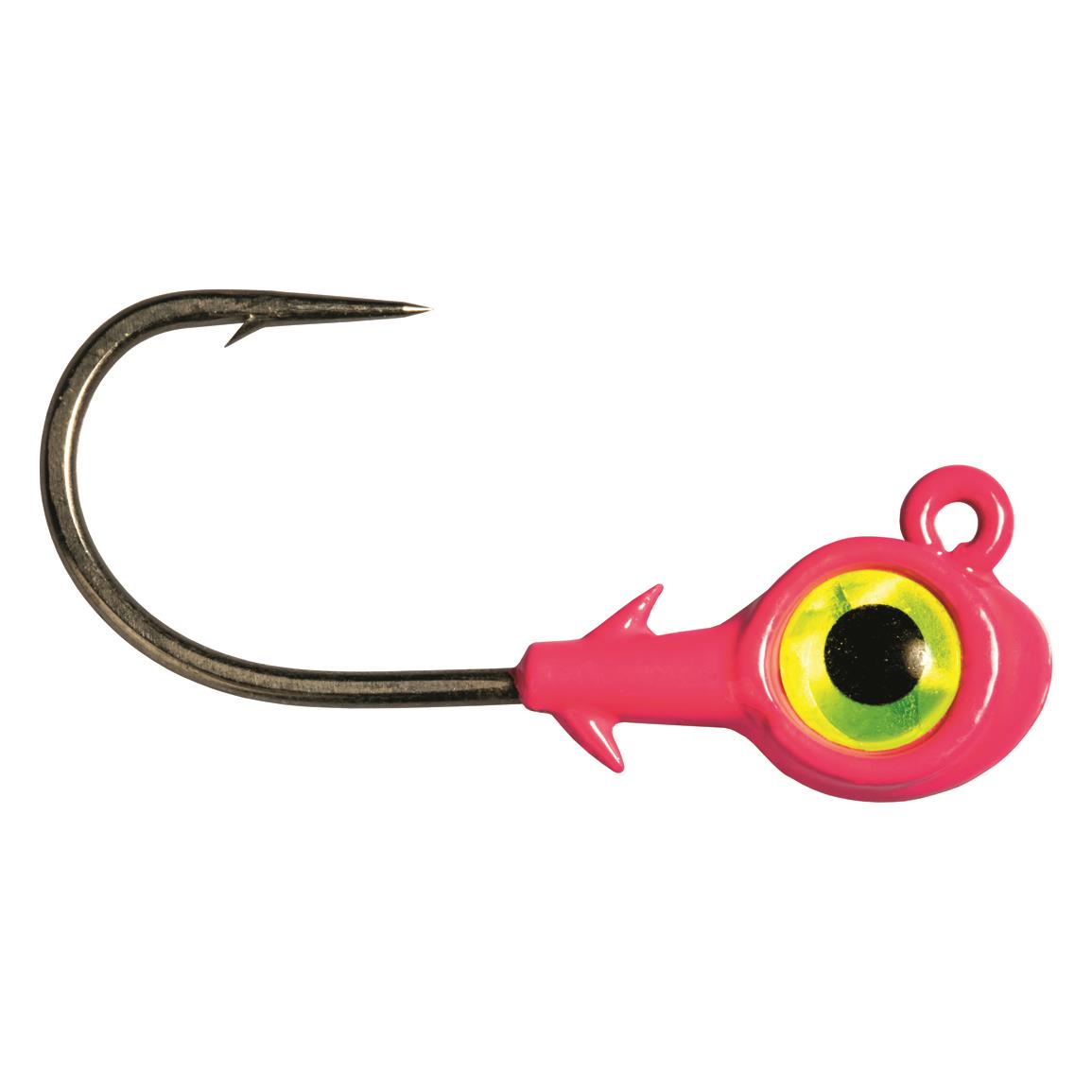 Z-Man Trout Eye X Jig Heads, 3-Pack, in Pink/Chartreuse | For Fishing | by West Marine