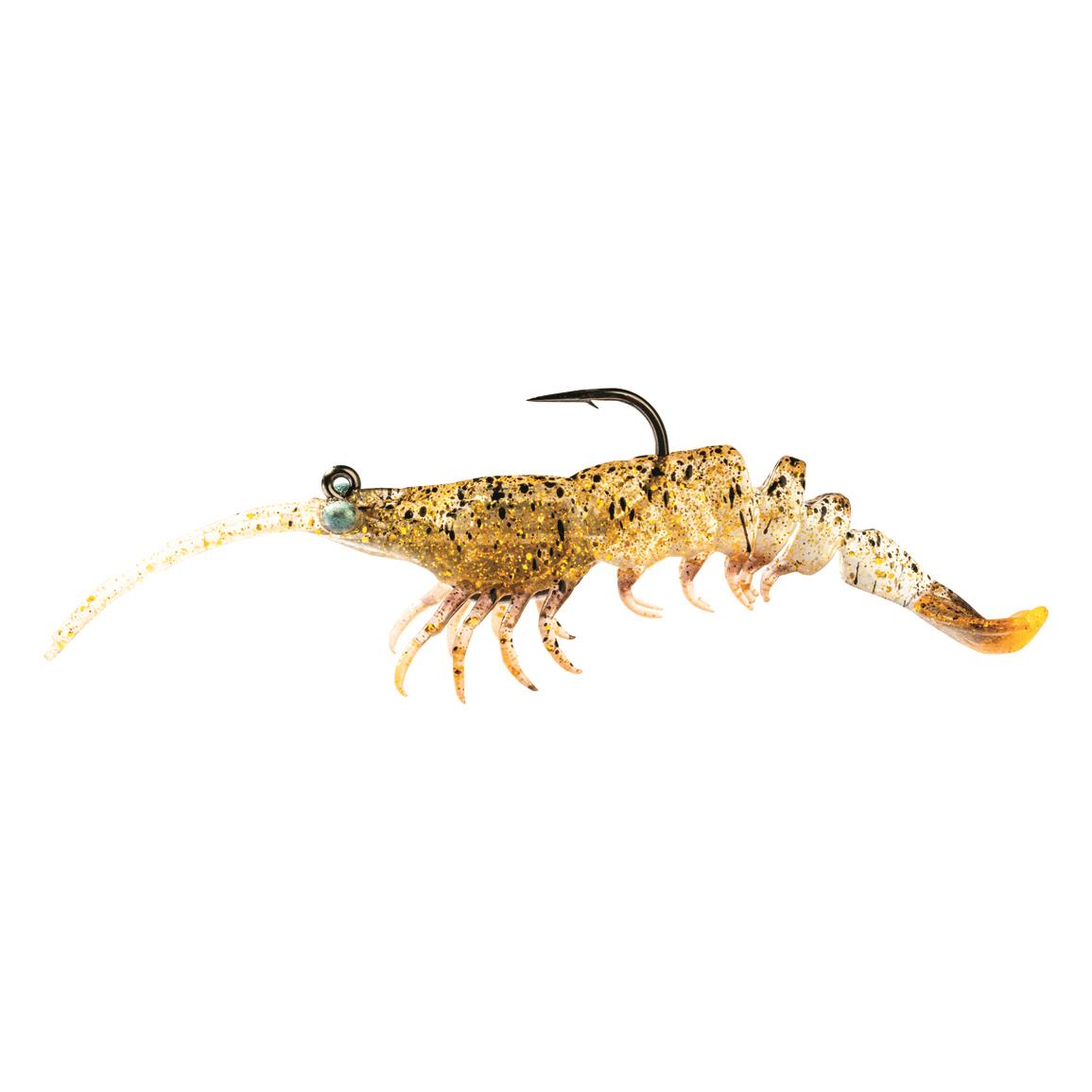 Z-Man PrawnstarZ Live Shrimp Clone Softbaits, 2-Pack, in Golden Boy | For Fishing | by West Marine