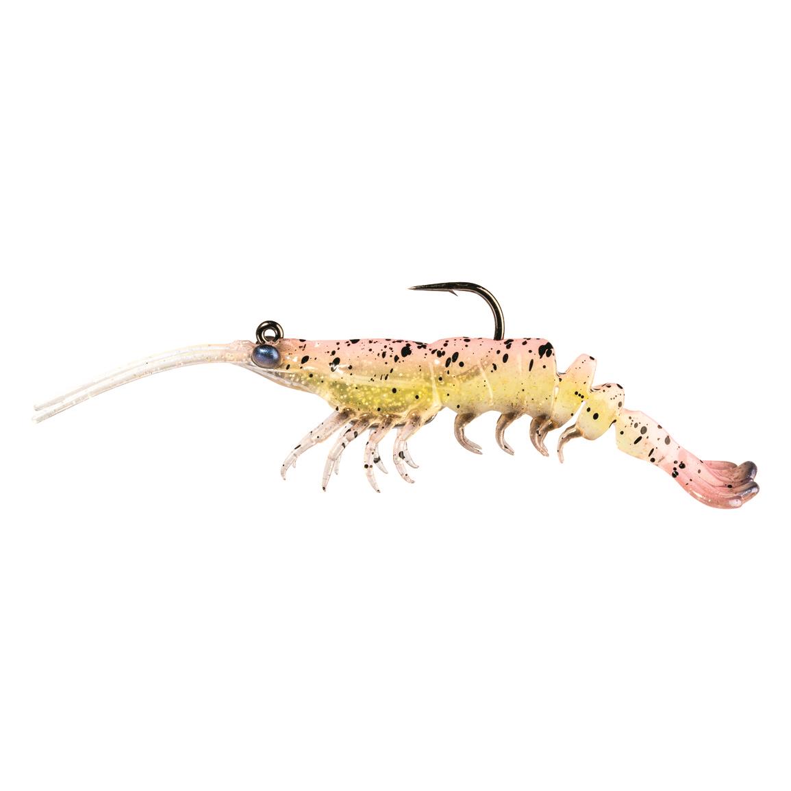 Z-Man PrawnstarZ Live Shrimp Clone Softbaits, 2-Pack, in Laguna Shrimp | For Fishing | by West Marine