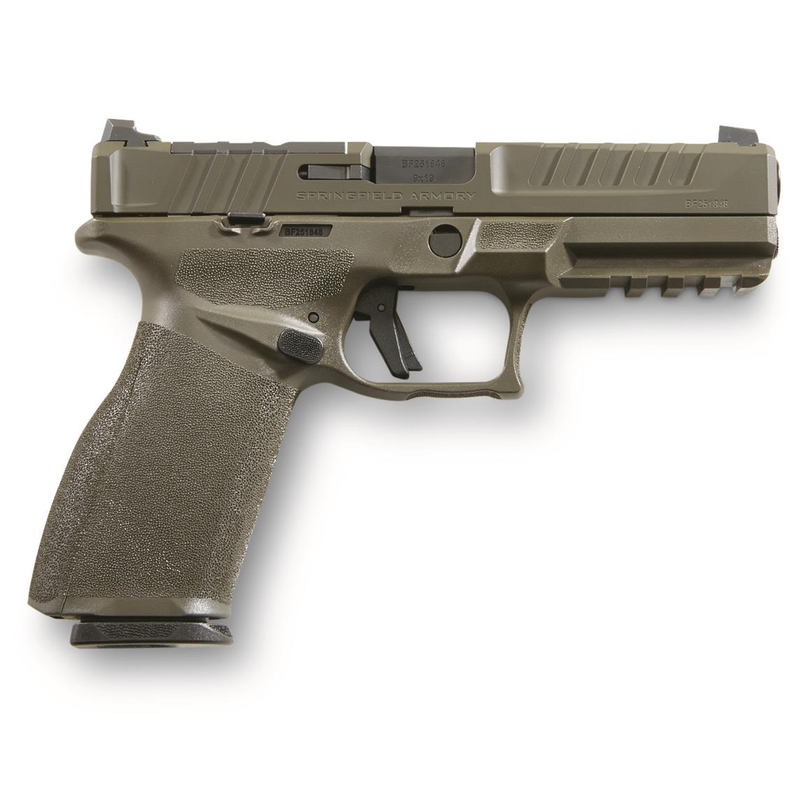 Springfield Echelon Semi-automatic, 9mm, Barrel, Olive