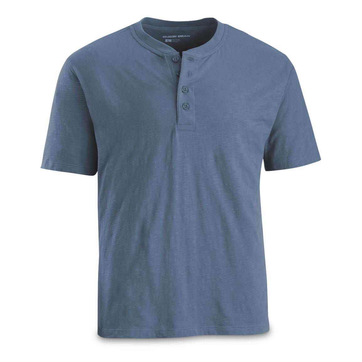 Guide Gear Men’s Short Sleeve Henley