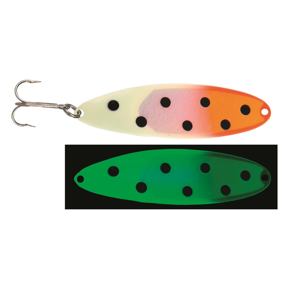 Moonshine MoonMaster RV Trolling Spoon - Glow Bloody Nose - 4″ - 5/8 oz.