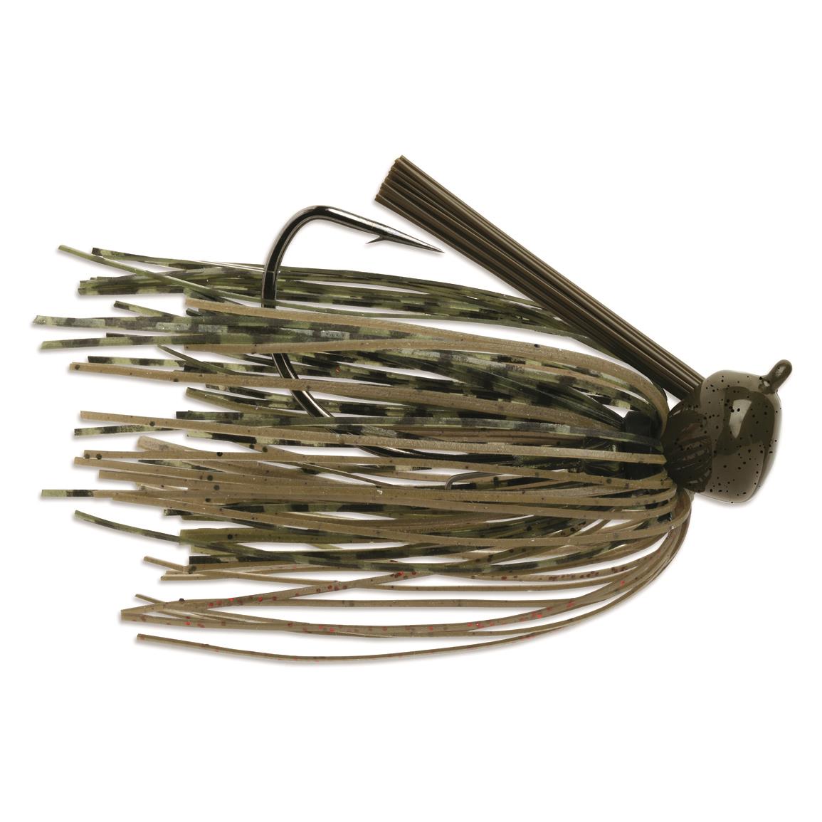 VMC Weedless Football Jig - Green Pumpkin - 1/2 oz.