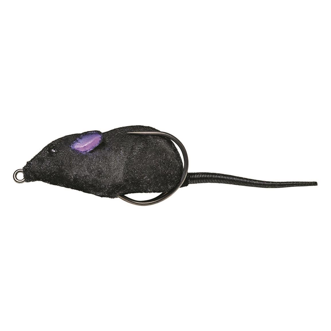 Lunkerhunt Furenzy Mouse - Black - 2″