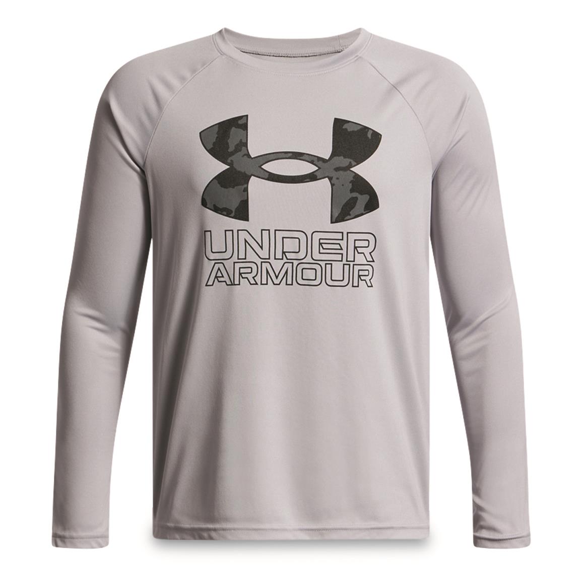 Under Armour Youth UA Tech Hybrid Print Long Sleeve