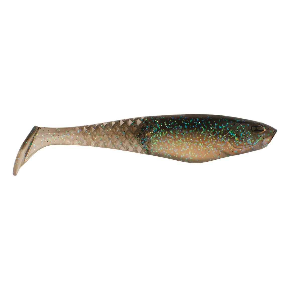 Berkley PowerBait Unrigged CullShad - Electric Shad - 5″