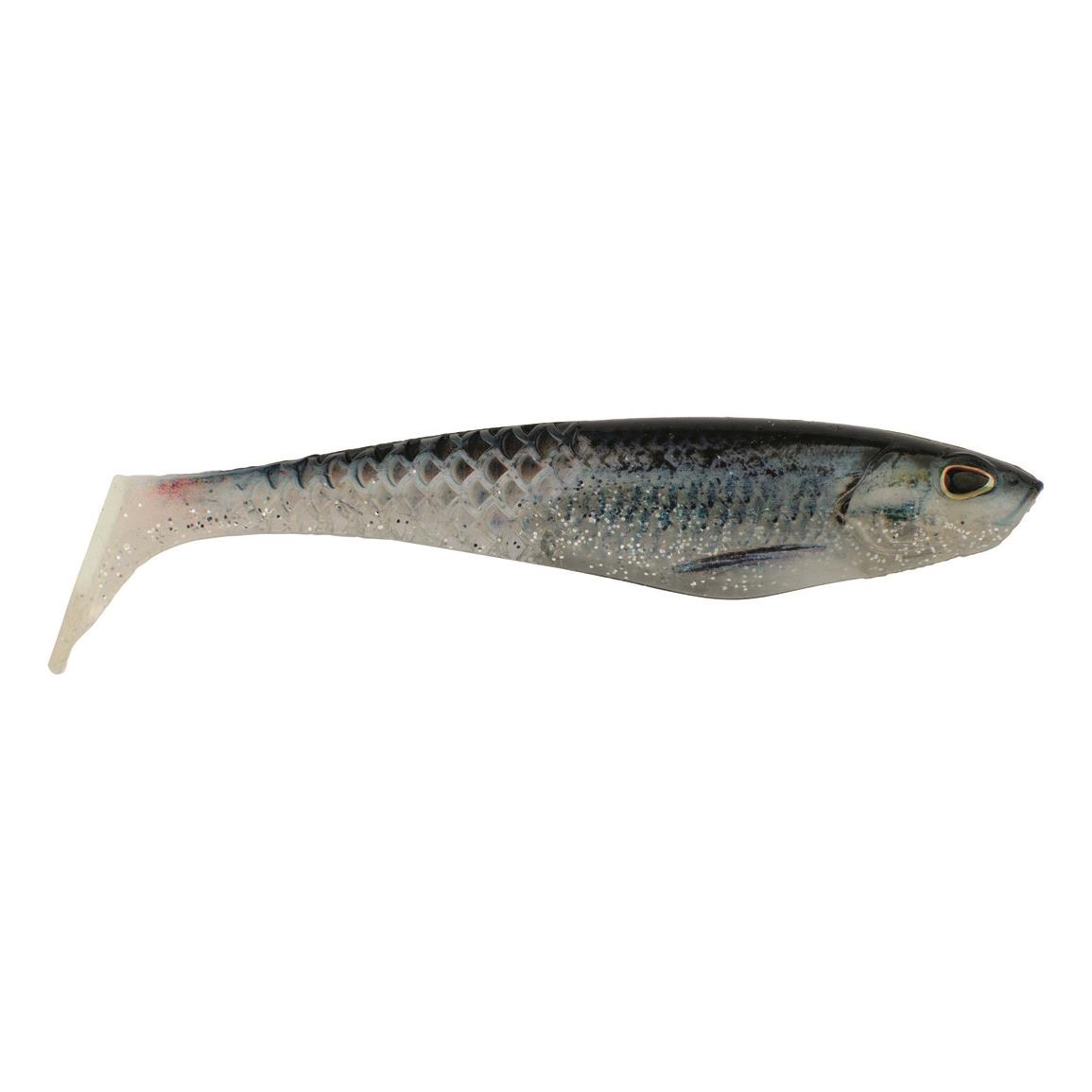 Berkley PowerBait Unrigged CullShad - HD Ghost Gizzard - 5″