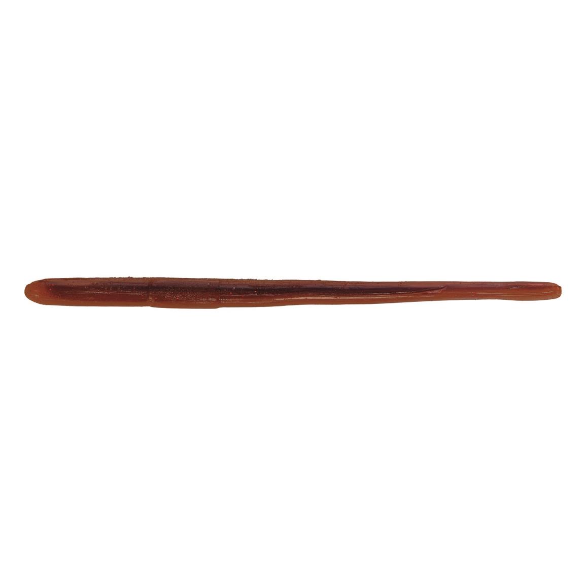Roboworm Straight Tail Worm Soft Bait, Oxblood Red Flake