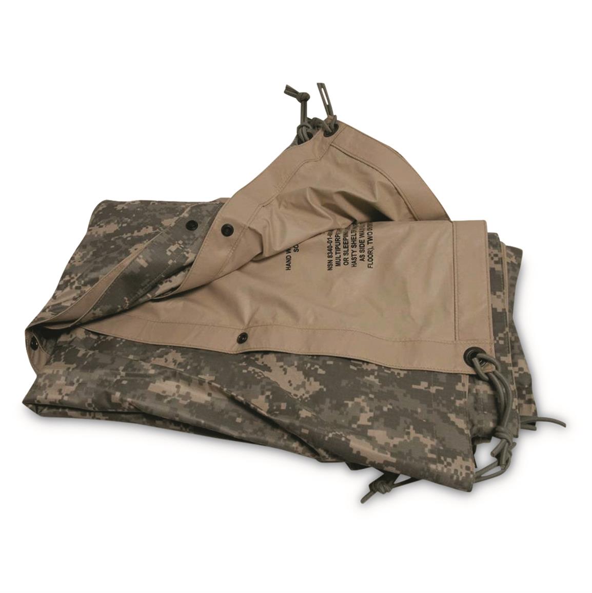 U.S. Military Surplus Reversible Field Tarp, Used | Sportsman's Guide