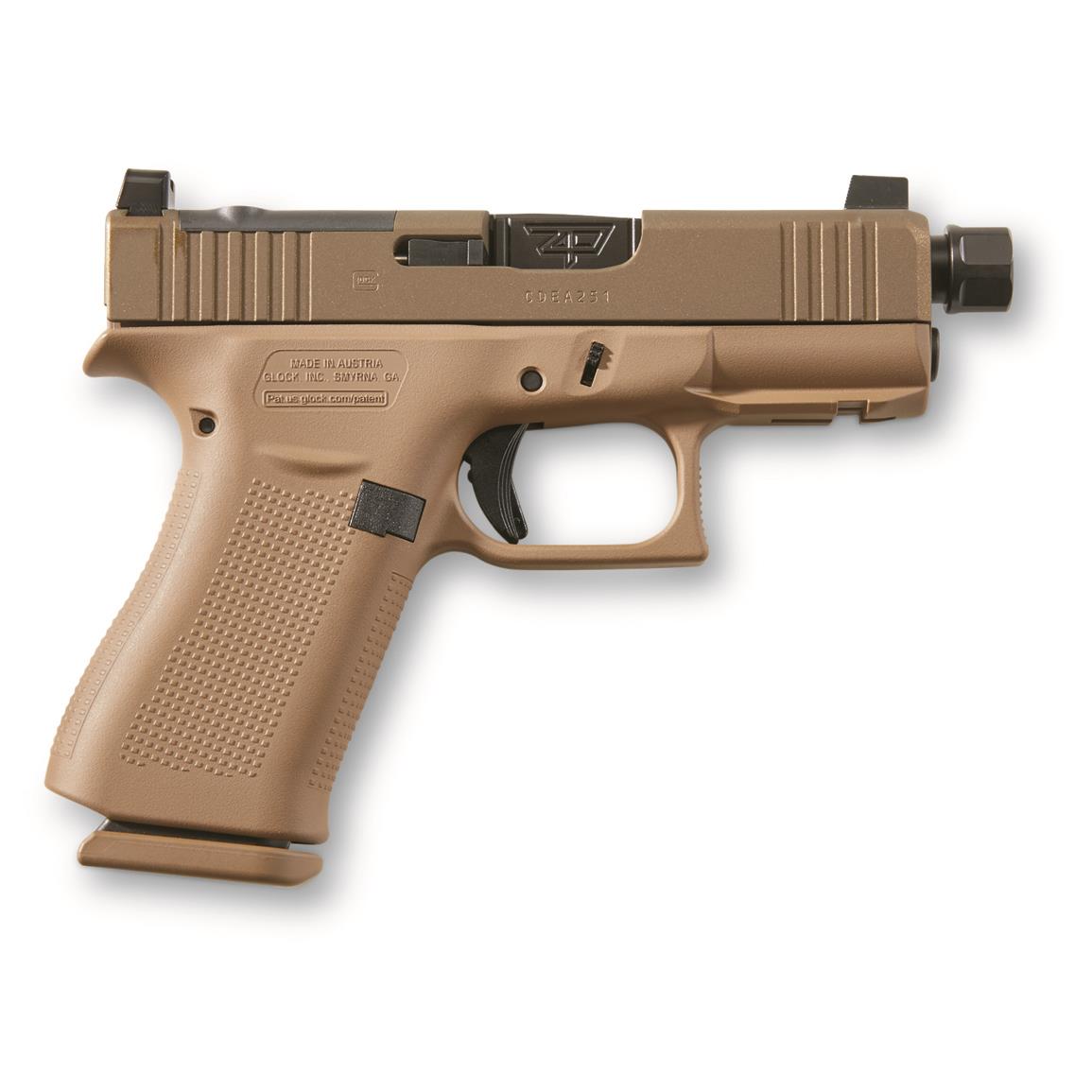 Glock 43X MOS SCT Debo, Semi-automatic, 9mm, 4.3" Barrel, 10 Rounds