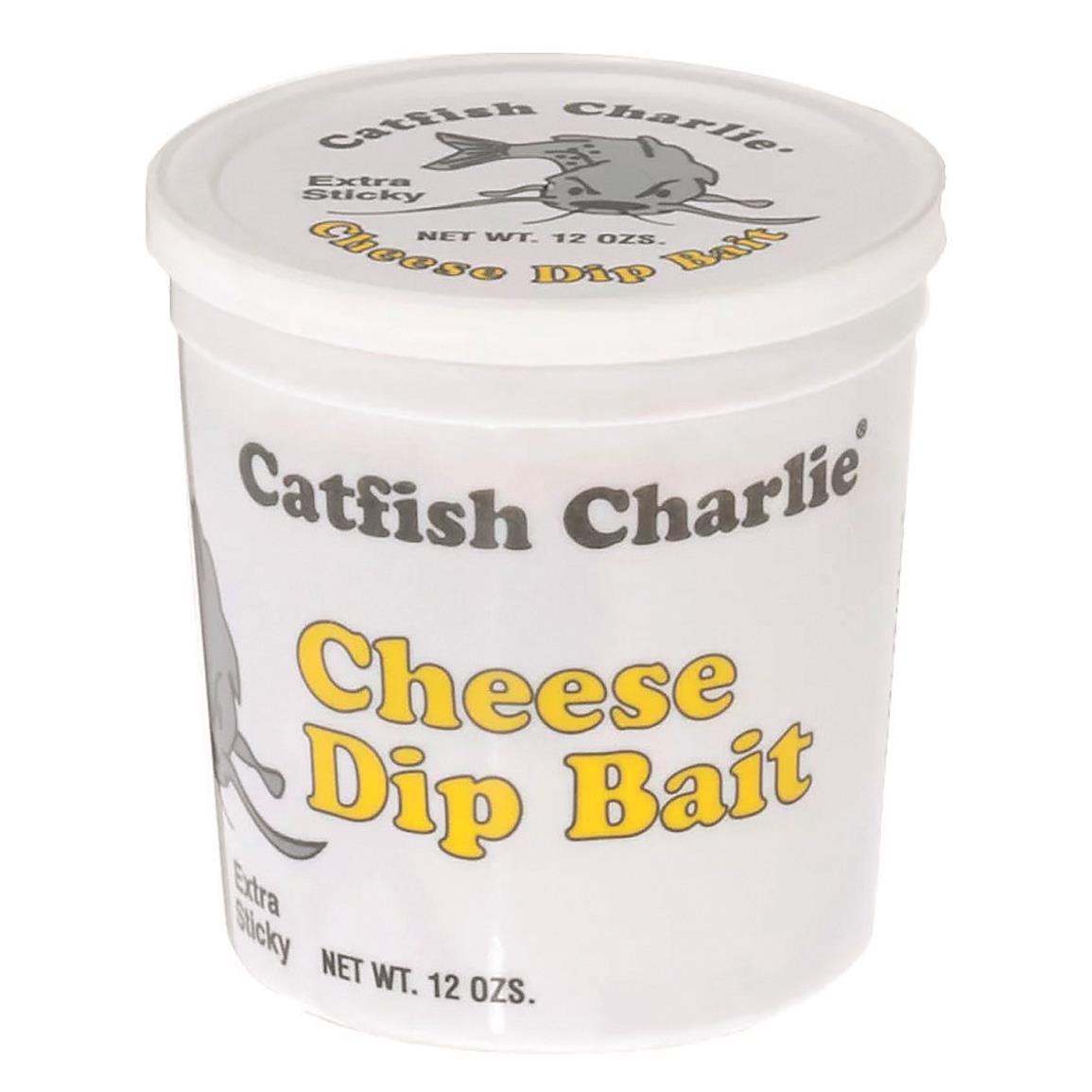 Catfish Charlie Extra-Sticky Dip Bait - 12 oz. - Cheese