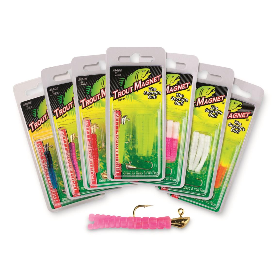Leland's Lures Trout Magnet Soft Bait, Pink