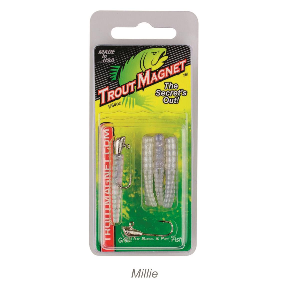 Leland's Lures Trout Magnet Replacement Jig Heads - 9 Piece Pack, Millie