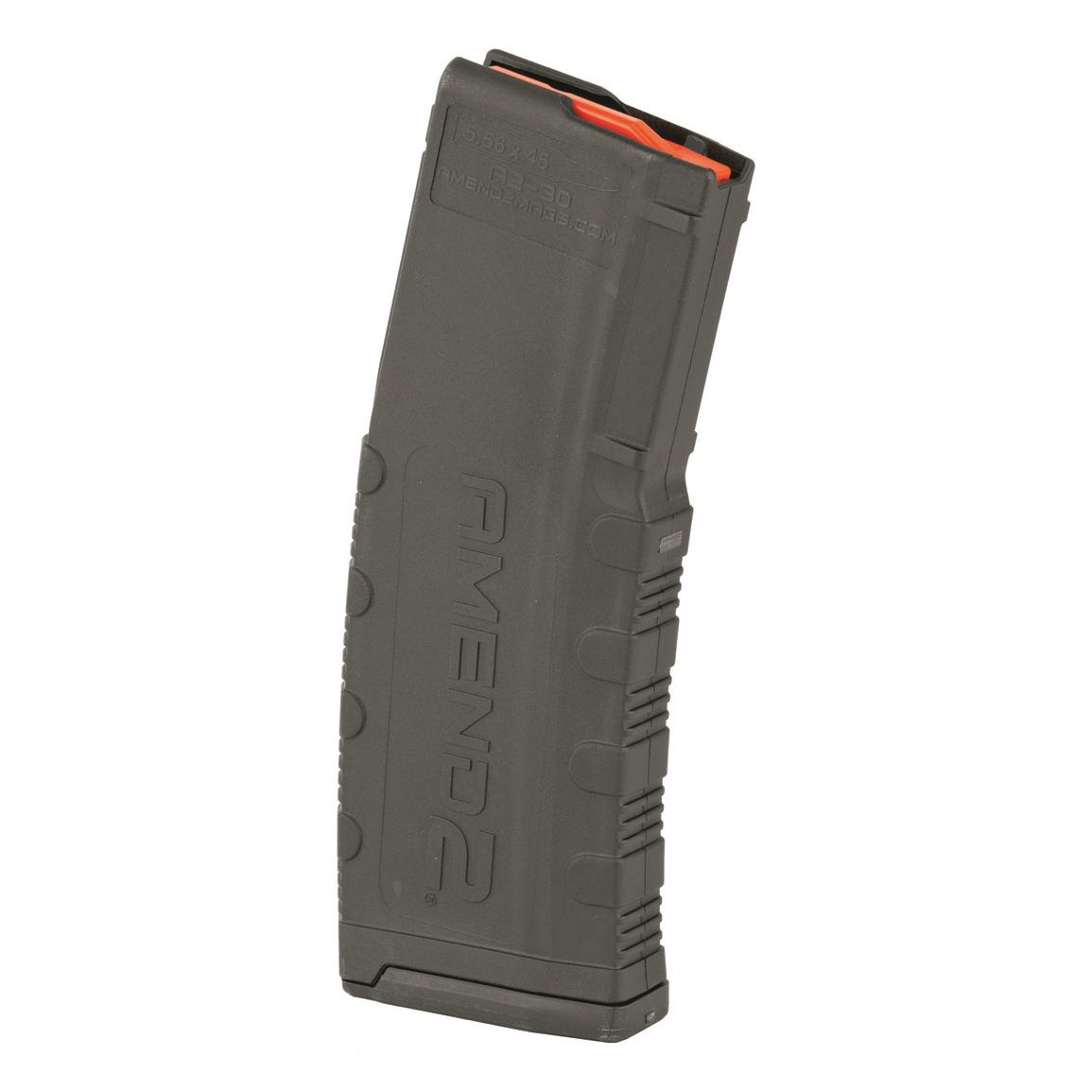 AMEND2 M2 5.56mm 30-rd. AR15 Magazine, Red Follower