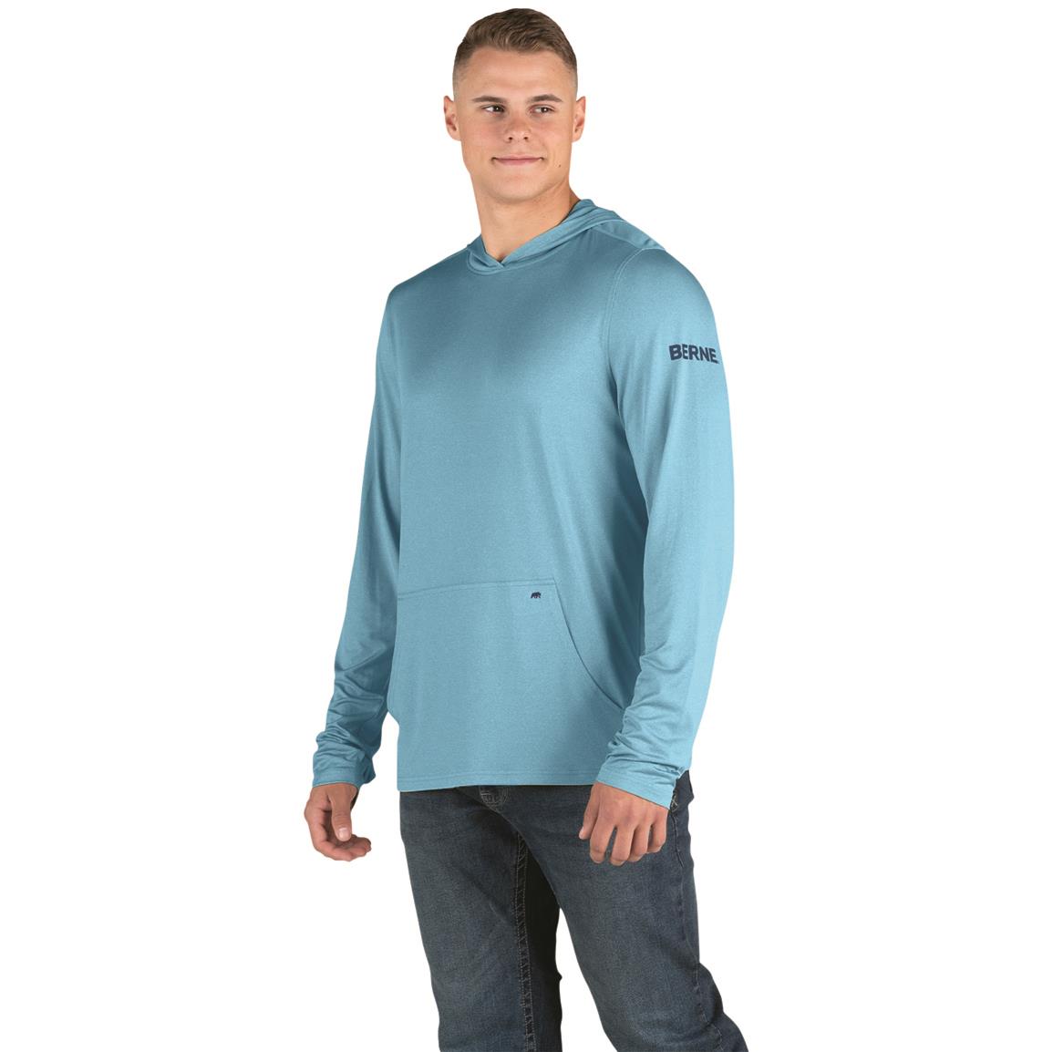 Berne Long Sleeve Hooded UPF Sun Shirt