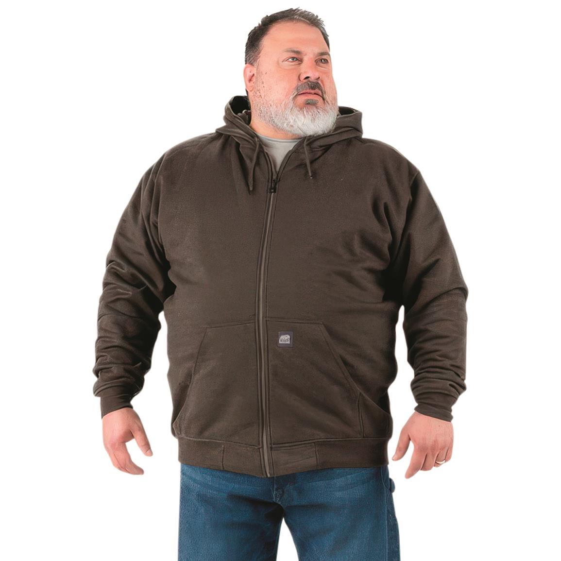 Berne Heritage Thermal Lined Full Zip Hooded Sweatshirt