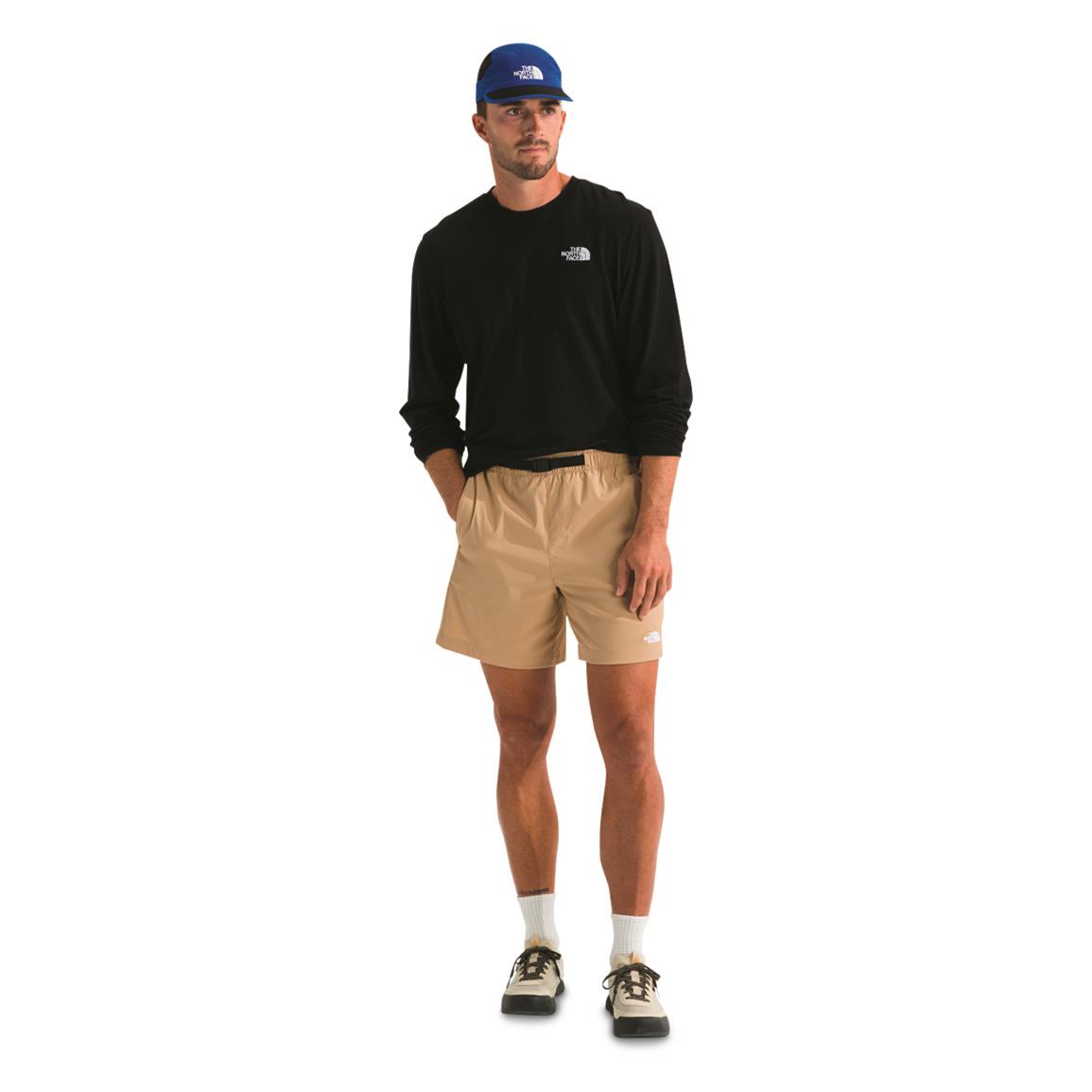 The North Face Men’s Class V Pathfinder Belted Short—7'' (Size: Medium): Khaki Stone
