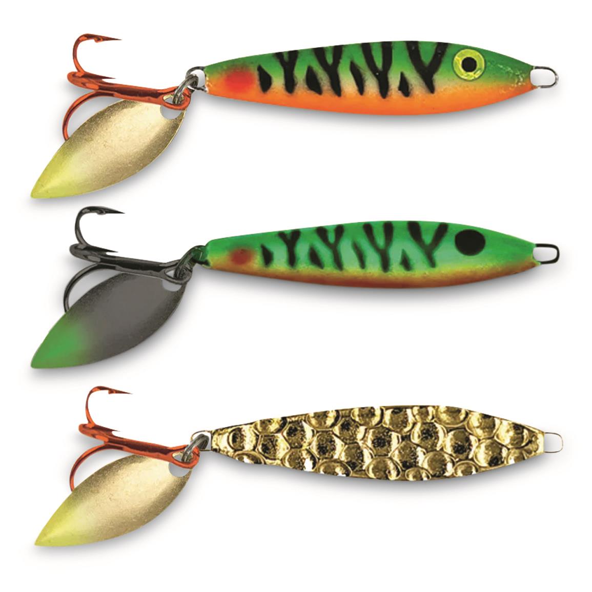 Moonshine Two-Faced Spoon Glow 1/8 oz. Lure, Green