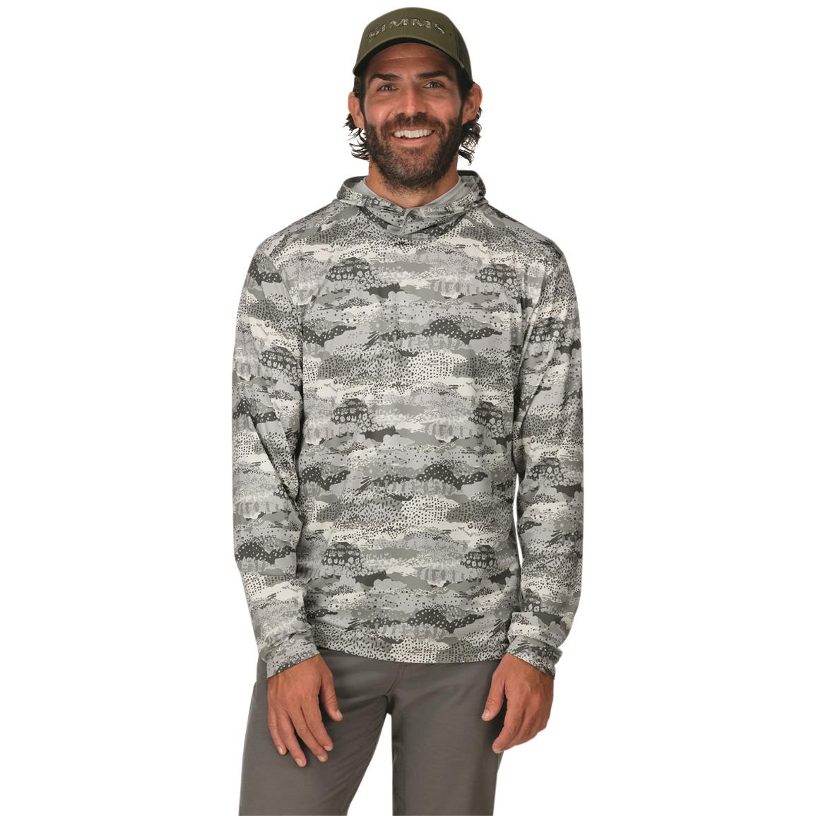 Simms BugStopper SolarFlex Long-Sleeve Hoodie - Shroud Sterling
