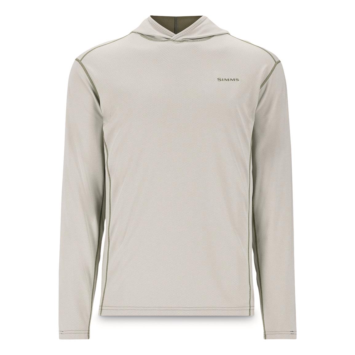 Simms BugStopper Long-Sleeve Hoodie - Aspen Heather