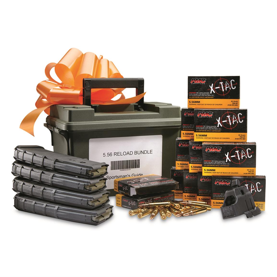 PMC X-Tac M855 Green Tip, 5.56x45mm NATO, FMJ, 62 Grain, 20 Rounds